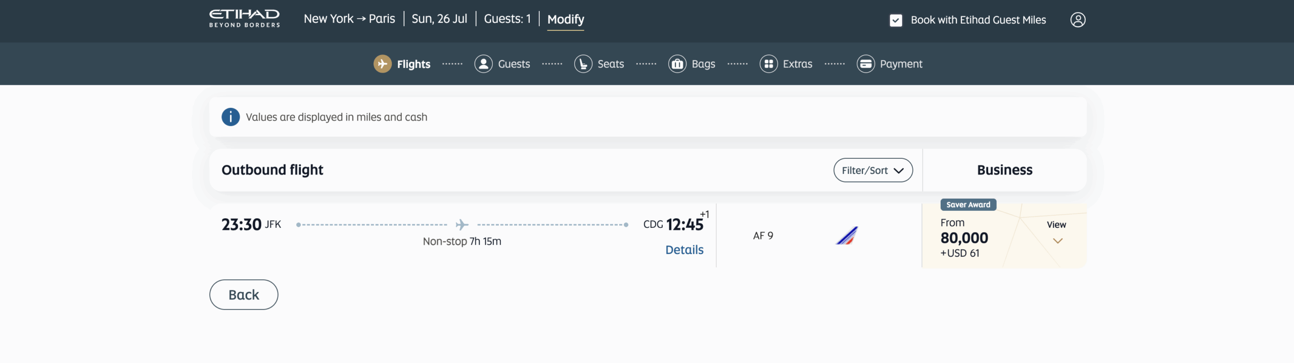 Best Ways To Book Air France Business Class - Etihad Guest