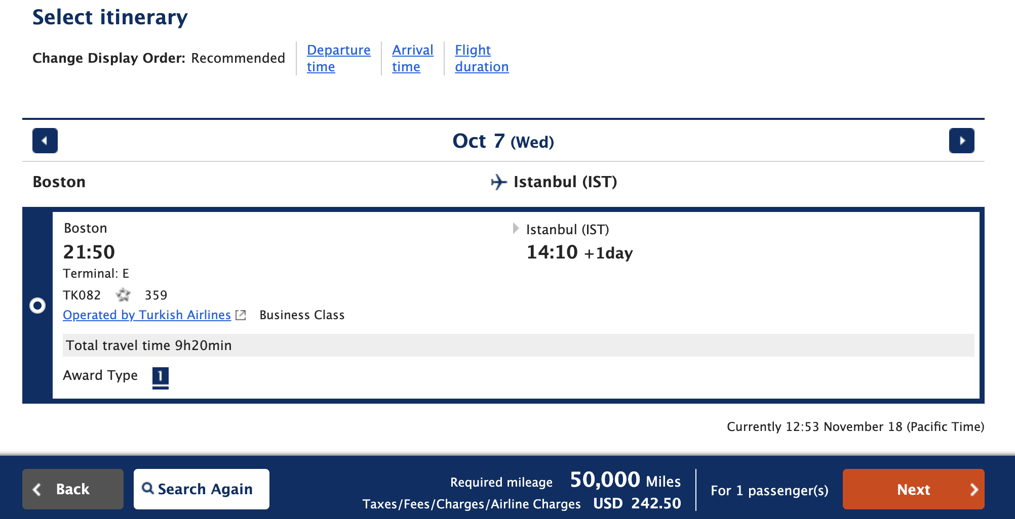 Best Ways To Book Turkish Airlines Business Class - ANA Mileage Club