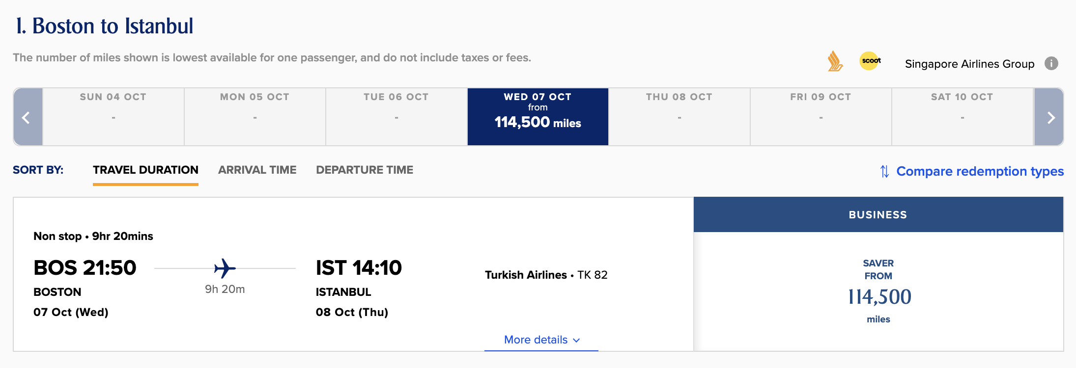 Best Ways To Book Turkish Airlines Business Class - Singapore Airlines KrisFlyer