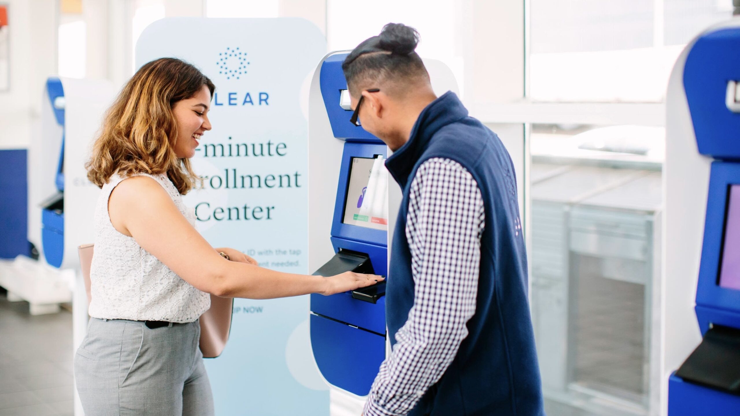 CLEAR Expedited Airport Security - Biometric Scan Identification