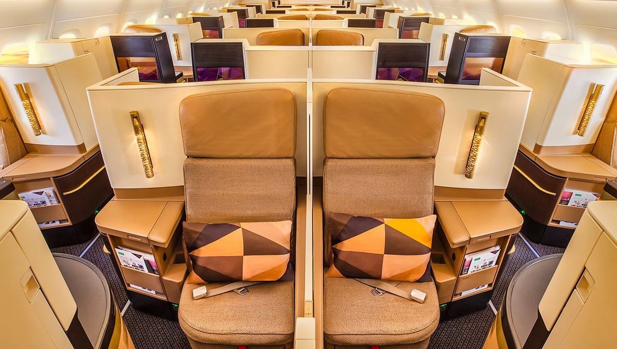Best Business Class Seats For Couples - Etihad Airways