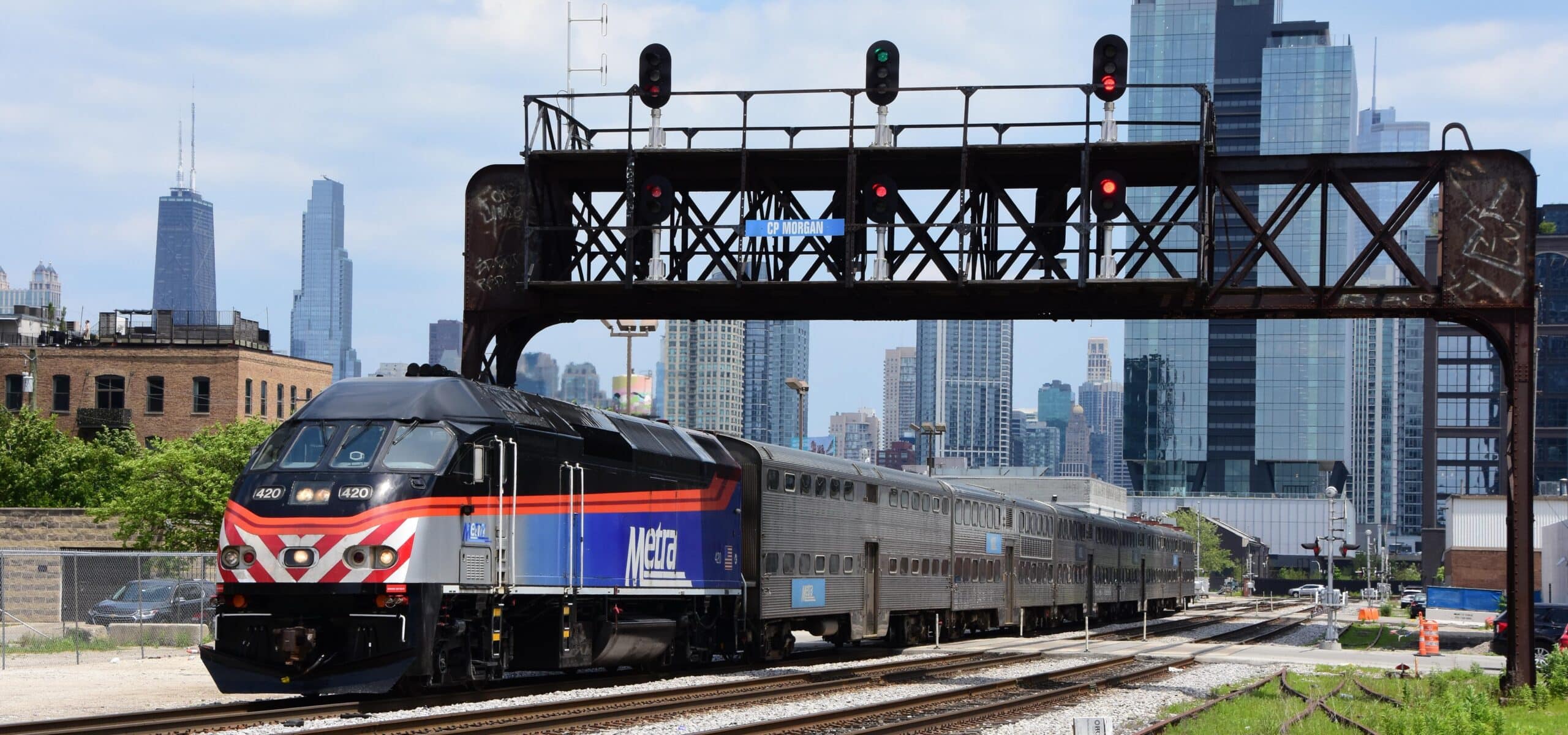 Metra Train Line In Chicago