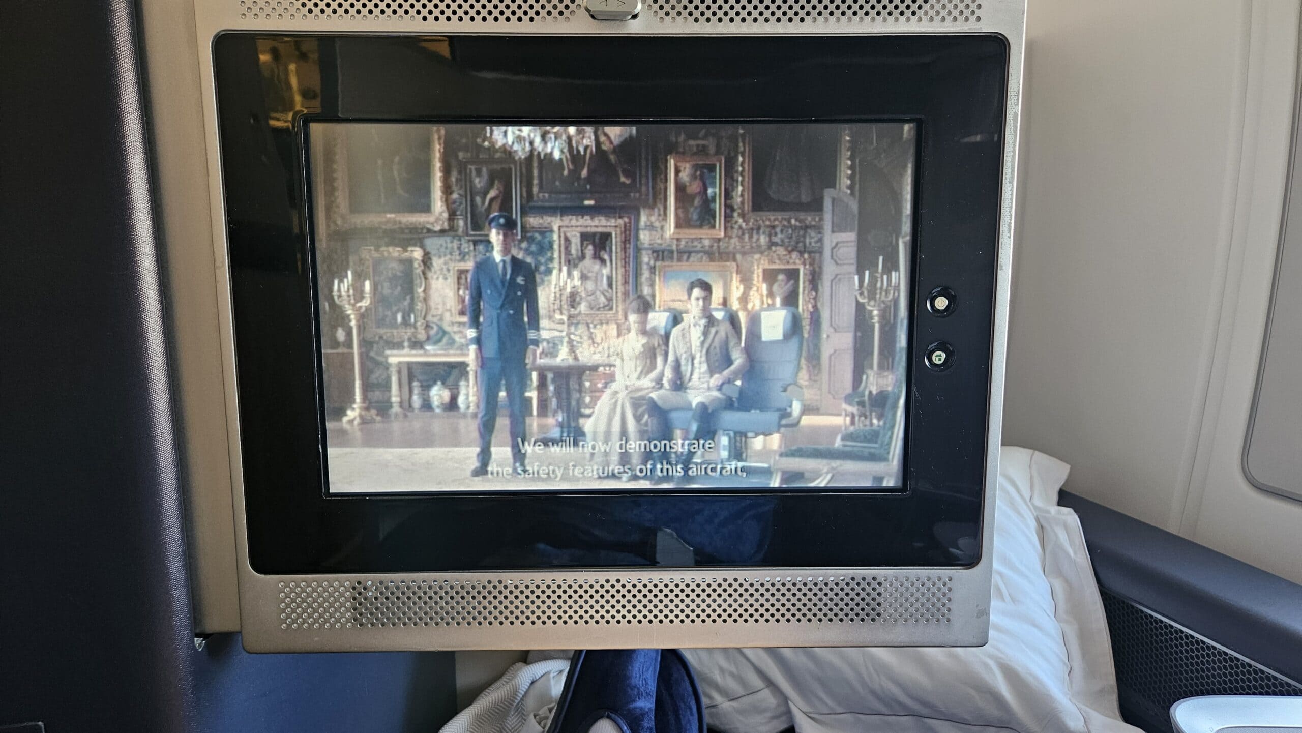 British Airways A380-800 First Class Review 18 - British Airways A380-800 First Class British Airways A380-800 First Class - Entertainment Screen
