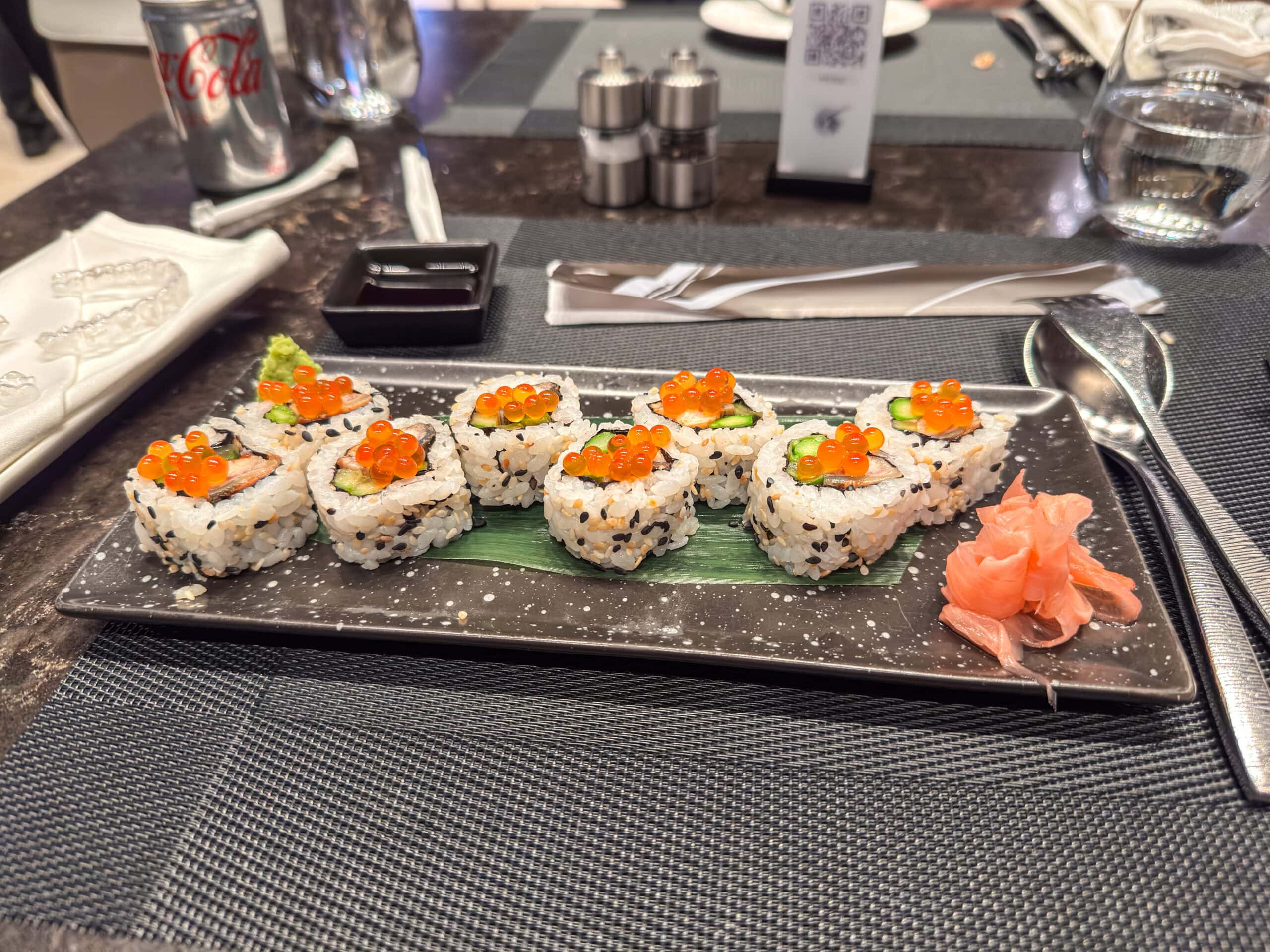 Qatar Airways 777-300ER Business Class [Qsuite] - Al Mourjan Business Lounge - The Garden Dining