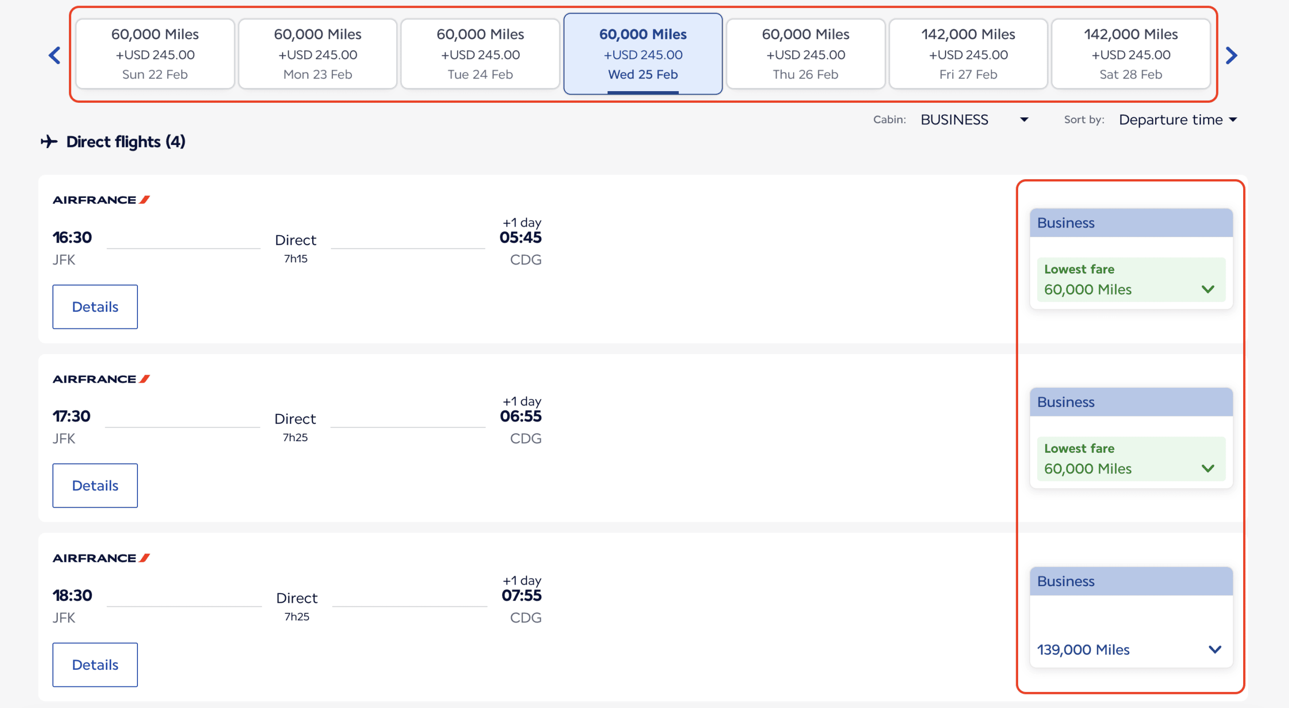 How To Use Seats.Aero To Find Award Availability - Air France-KLM Flying Blue Dynamic Award Pricing