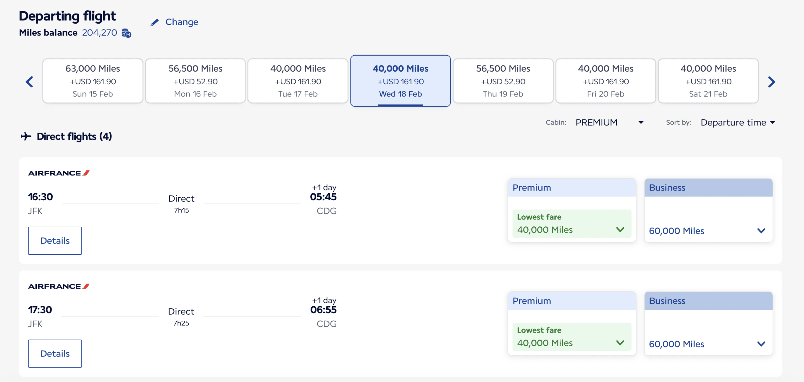 Best Ways To Fly To Europe With Points And Miles - Air France-KLM Flying Blue Award Booking