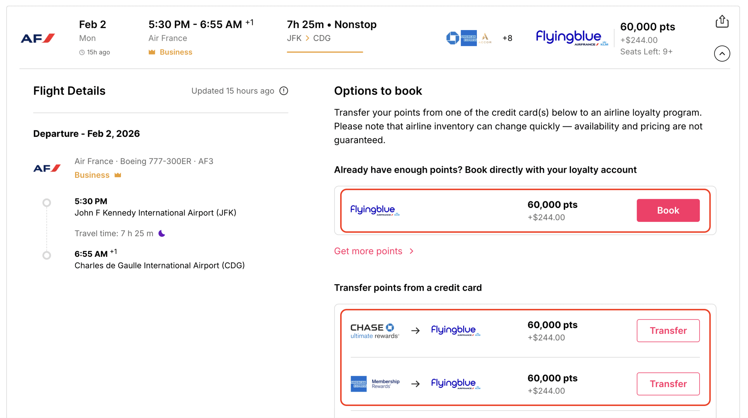 How To Use Roame.Travel To Find Award Availability - SkyView