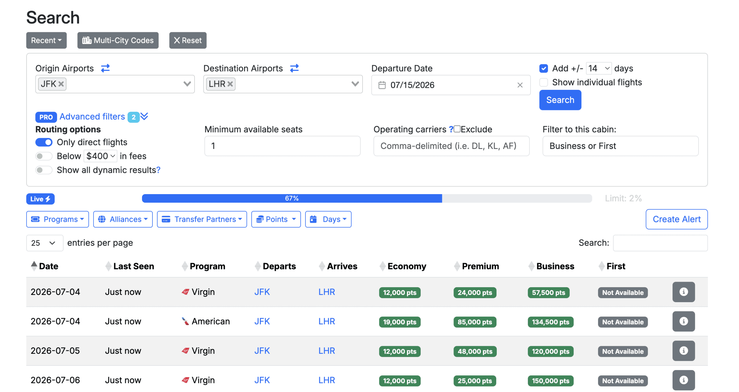Best Award Flight Search Tools - Flexible Search And Filter Options