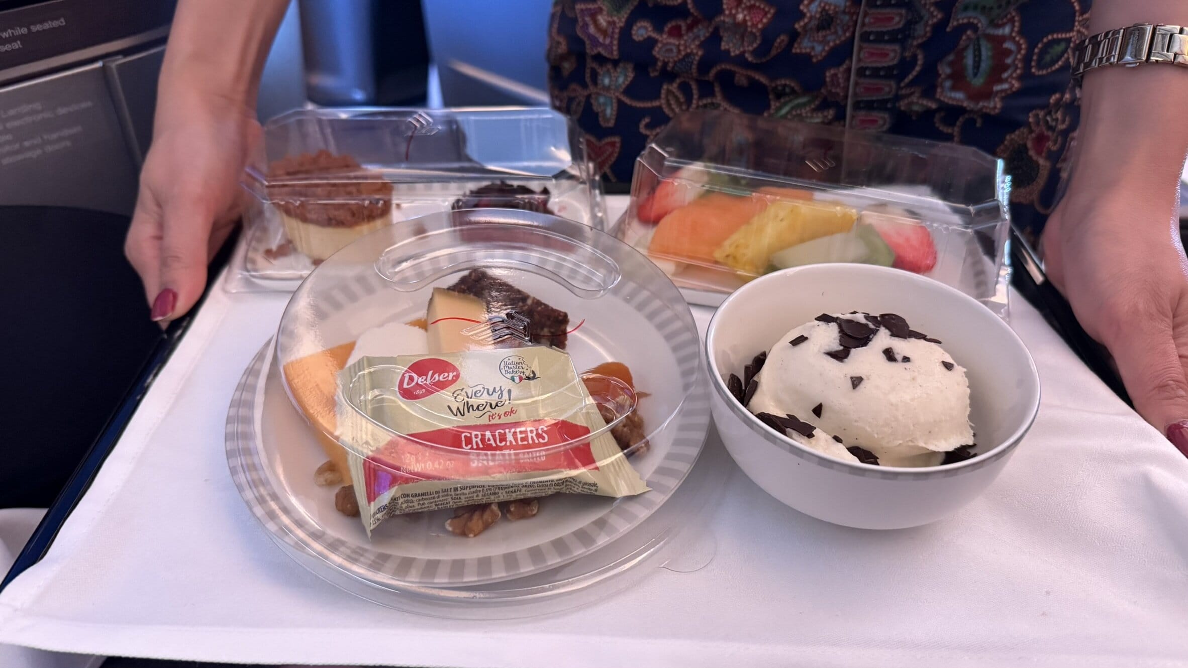 Singapore Airlines Business Class Dessert Options