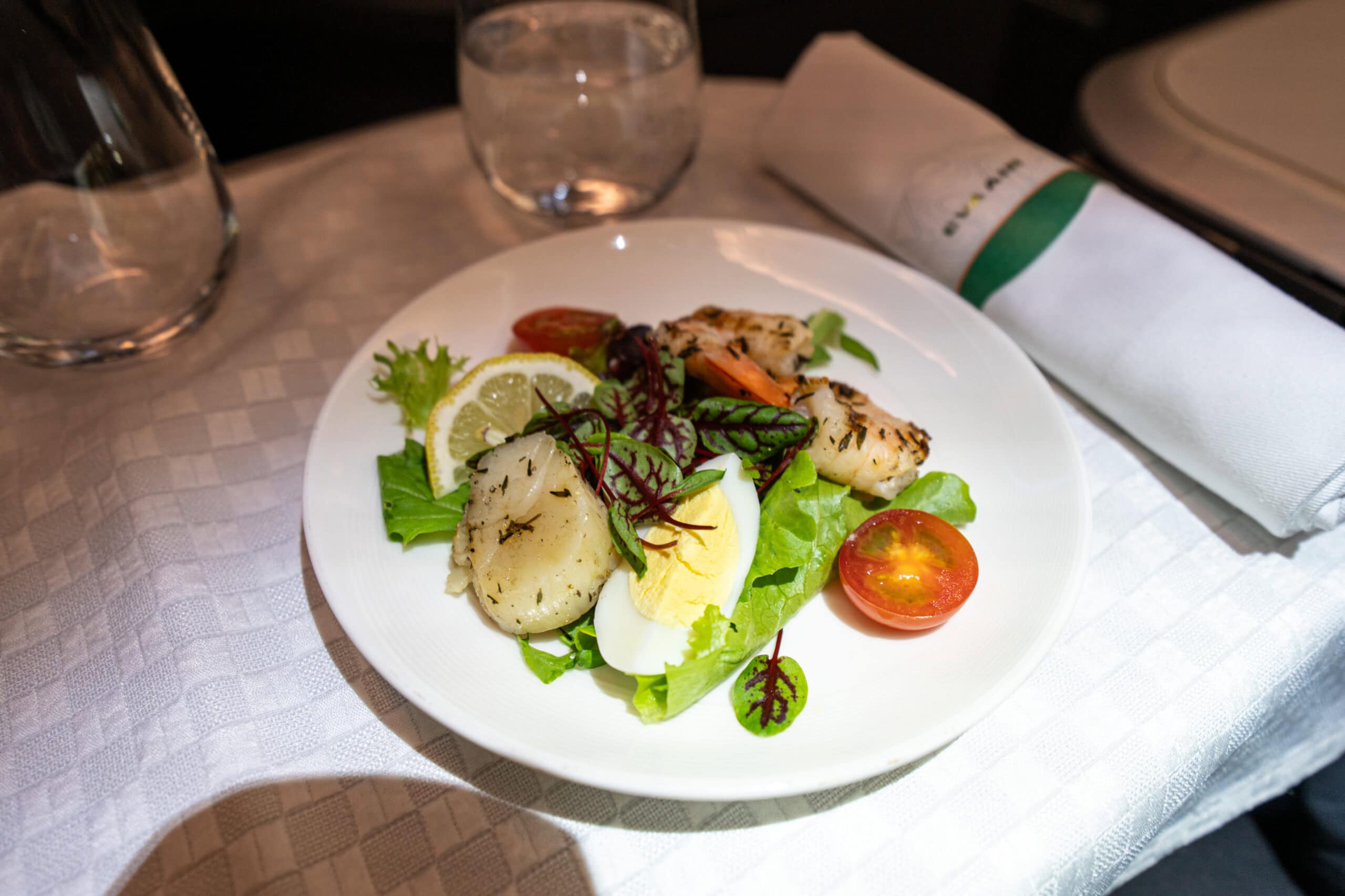 EVA Air Business Class [Royal Laurel] Appetizer And Drinks