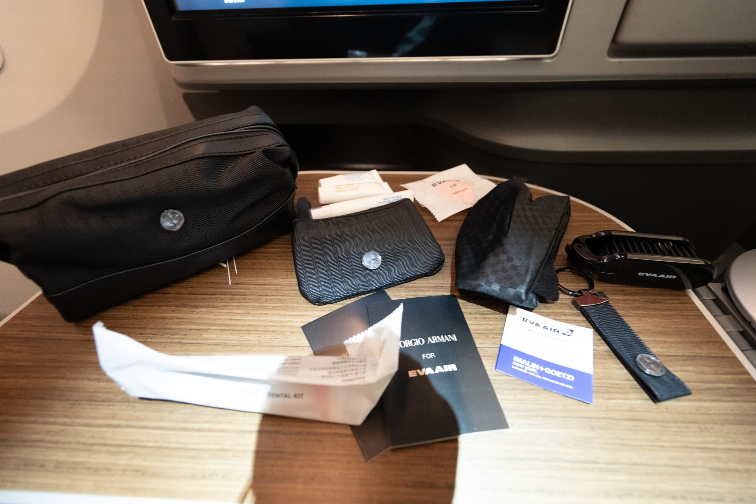 EVA Air Business Class [Royal Laurel] Amenity Kit