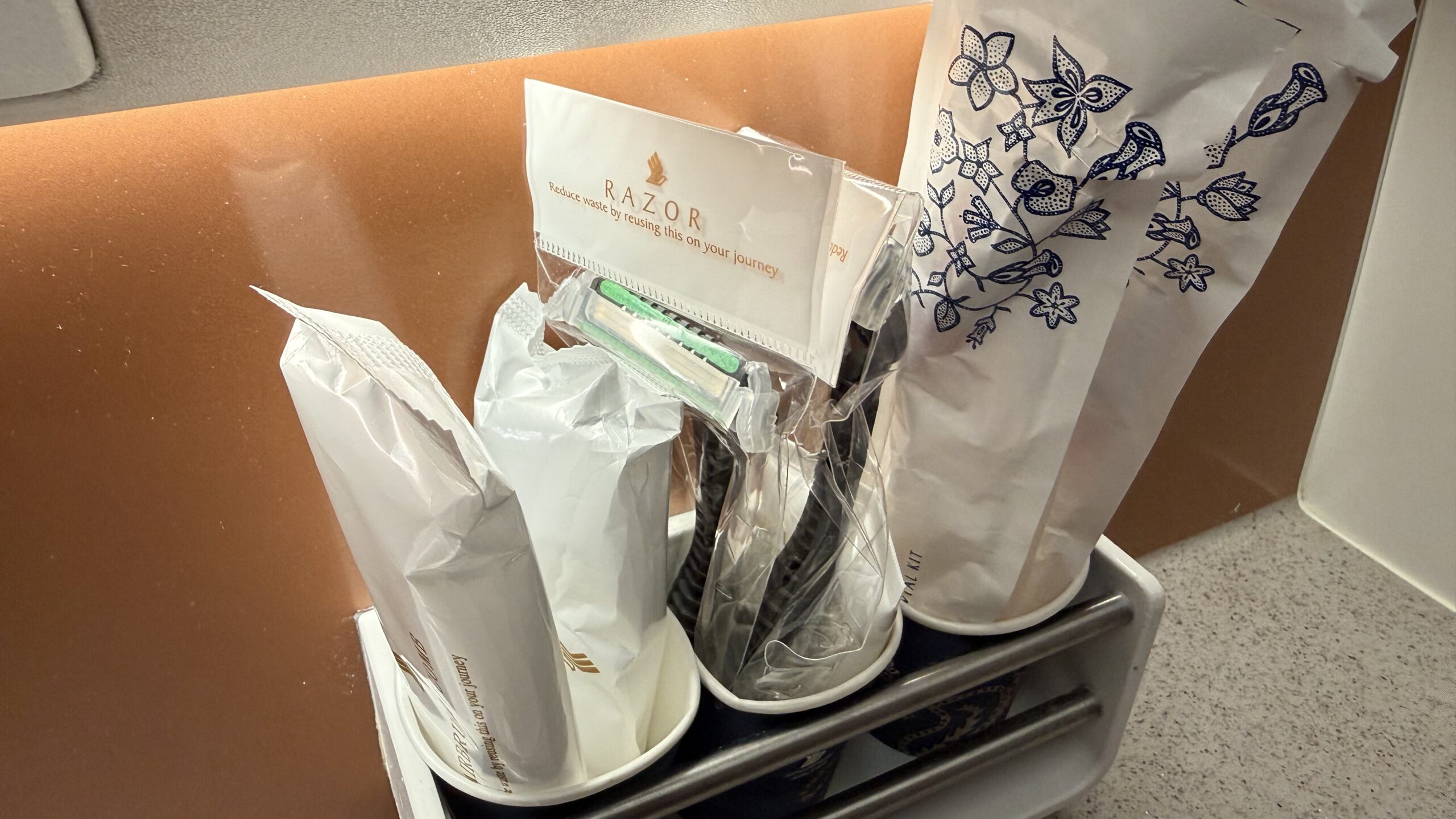 Singapore Airlines A350-900 Business Class Lavatory Amenities