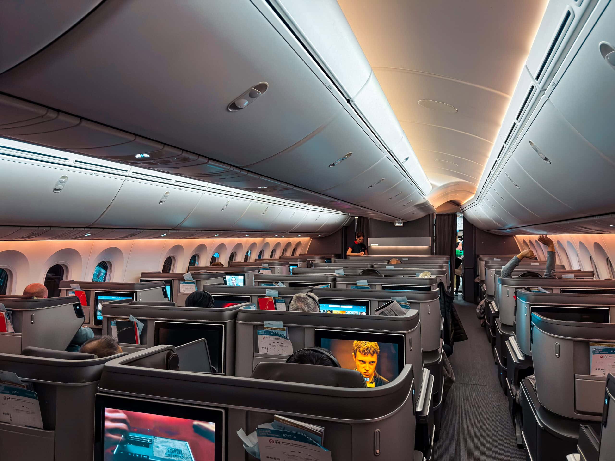 EVA Air 787-10 Business Class [Royal Laurel] Cabin