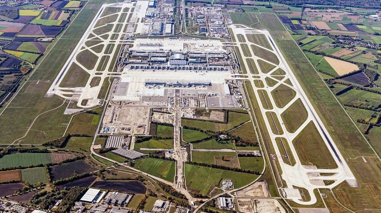 Aerial View Of Munich Airport [MUC]