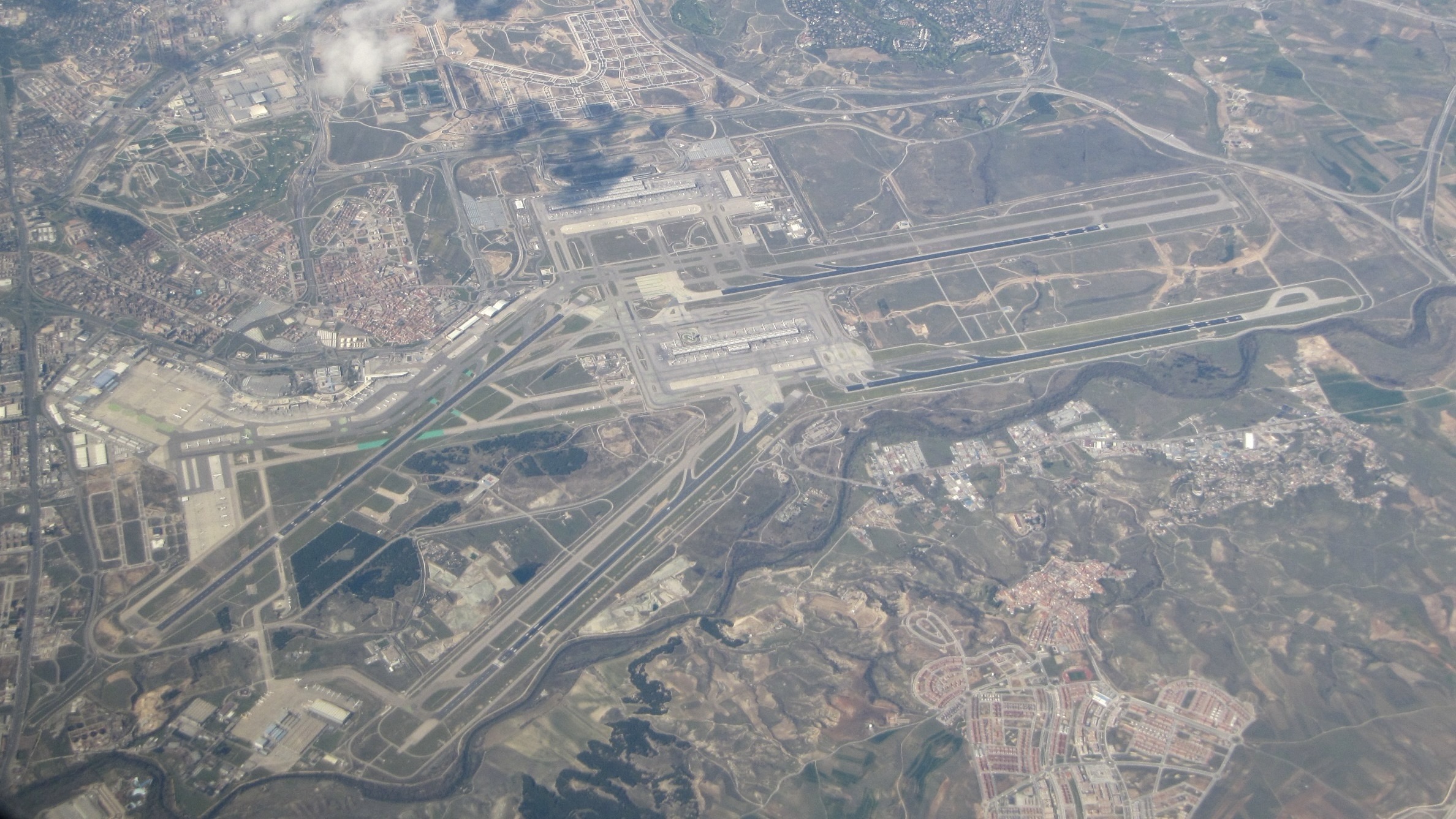 Aerial View Of Madrid-Barajas Airport [MAD]