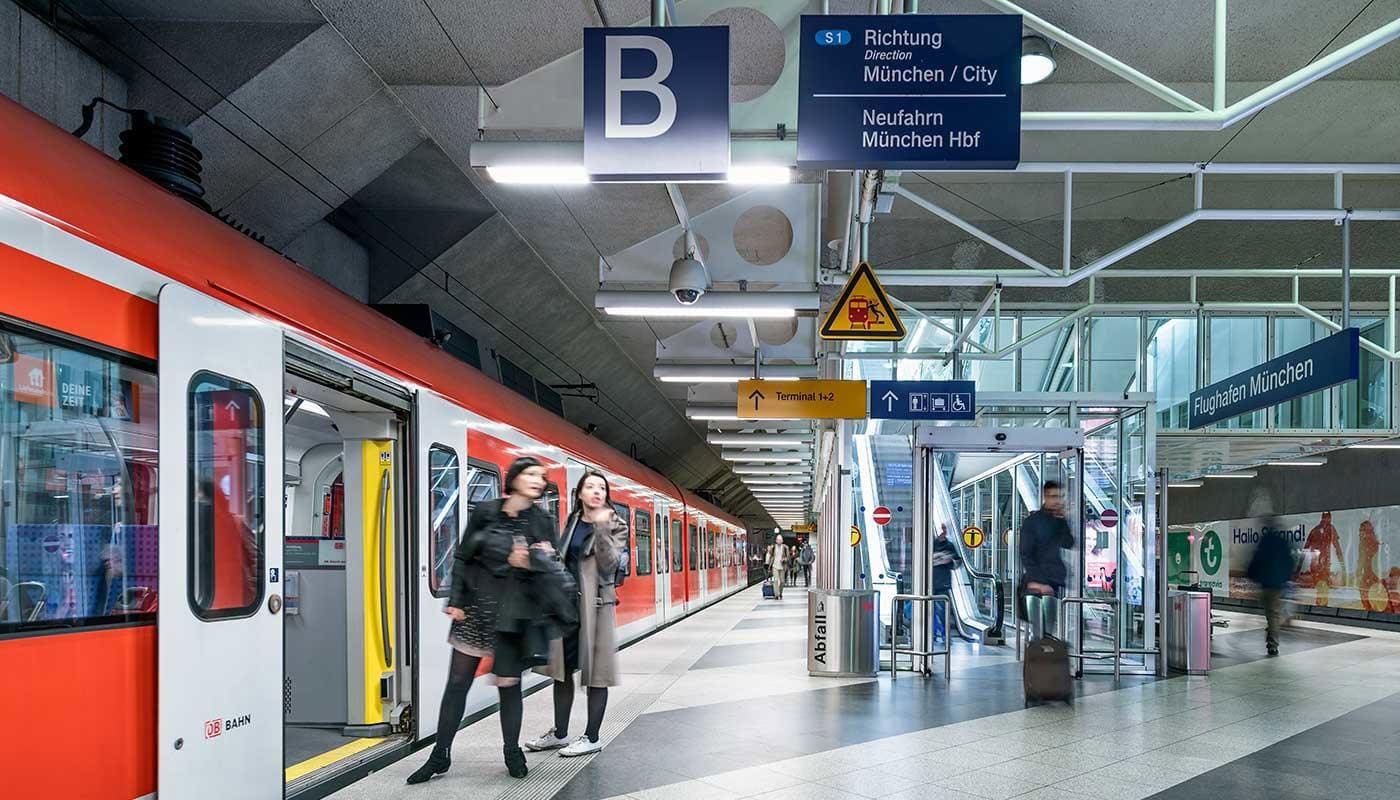 The S-Bahn At Munich Airport [MUC]