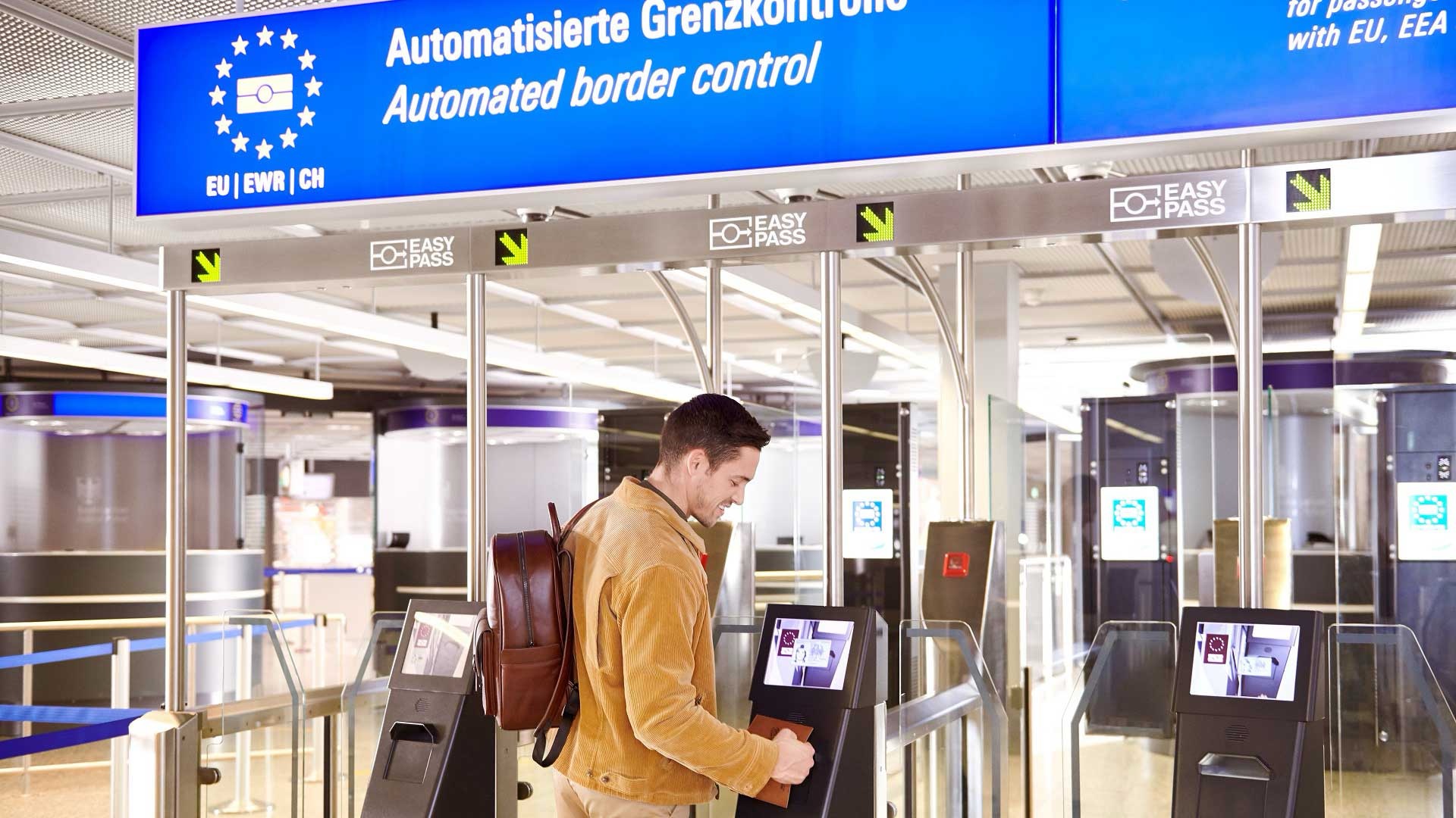 Automated Border Control Machines At Frankfurt Airport [FRA]