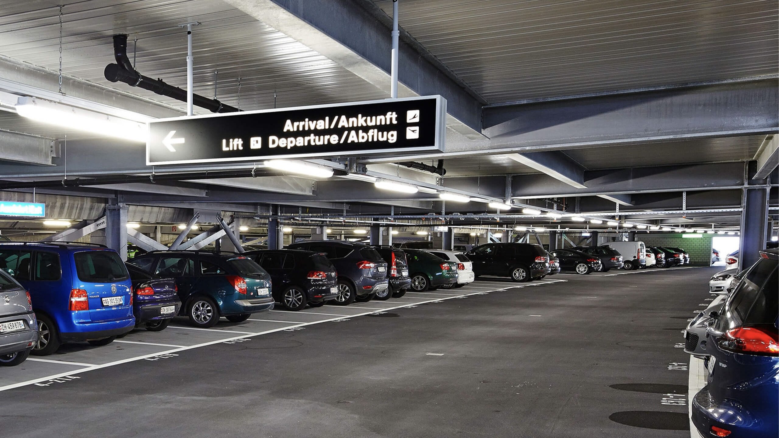 Short Term Parking Lot At Zurich Airport [ZRH]