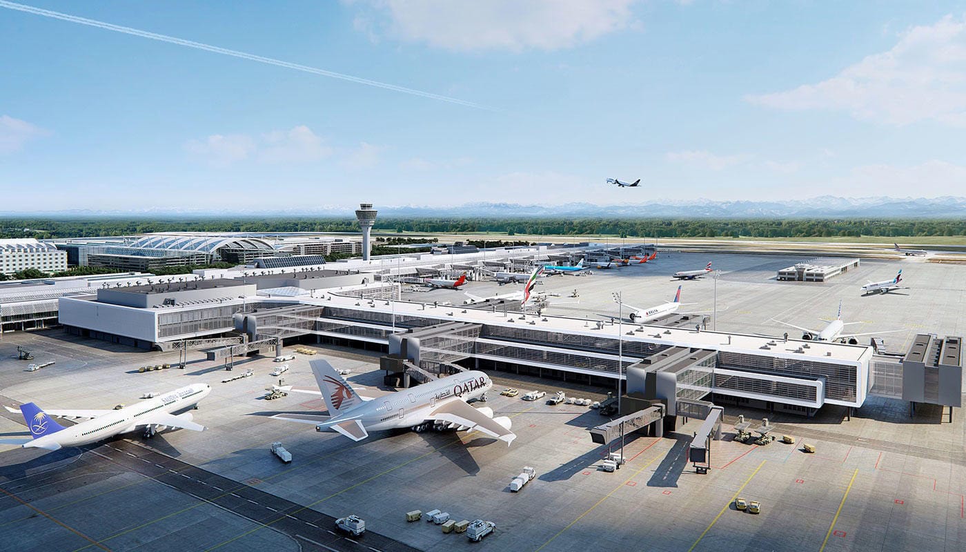 Terminal 1 Pier Rendering At Munich Airport [MUC]
