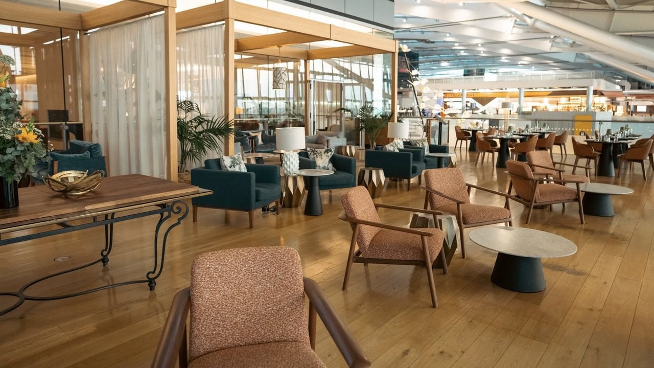 British Airways Concorde Room Seating Area At Heathrow Terminal 5