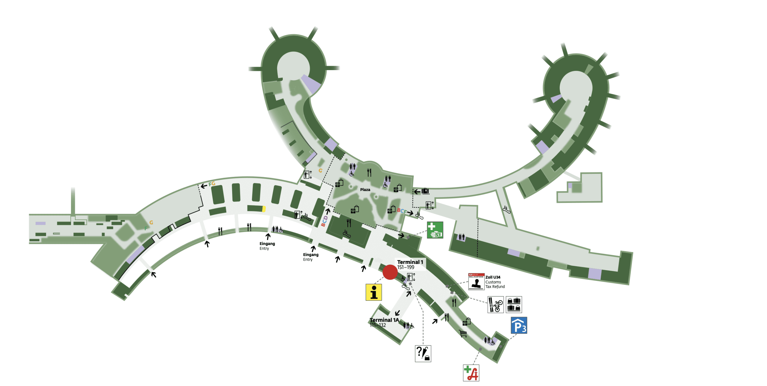 Vienna Airport [VIE] Terminal Map