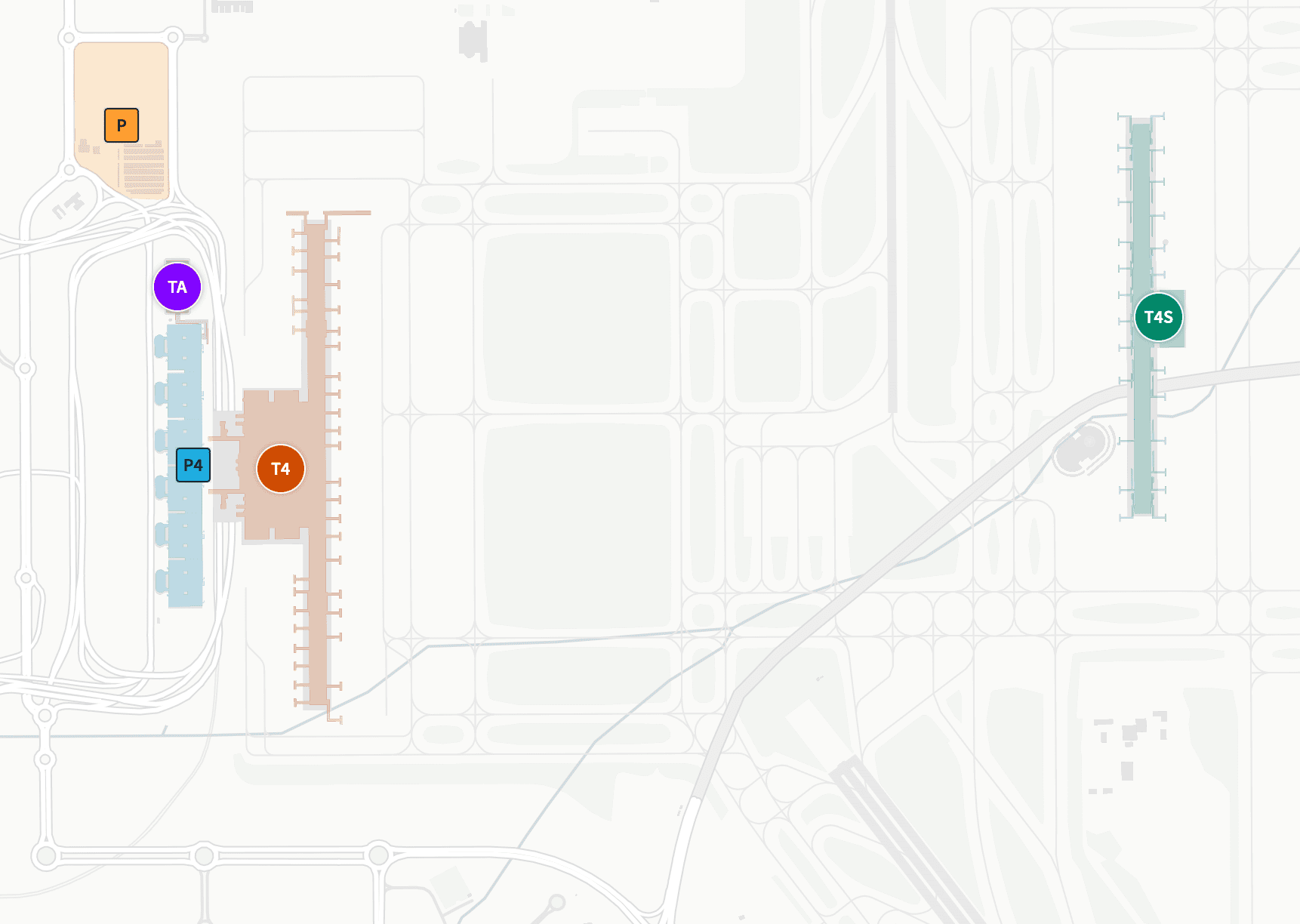 Madrid-Barajas Airport (MAD) Guide: Terminals, Lounges, Food, Transit, and Connections 6 - Madrid-Barajas Airport Madrid-Barajas Airport (MAD) T4/T4S Terminal Map