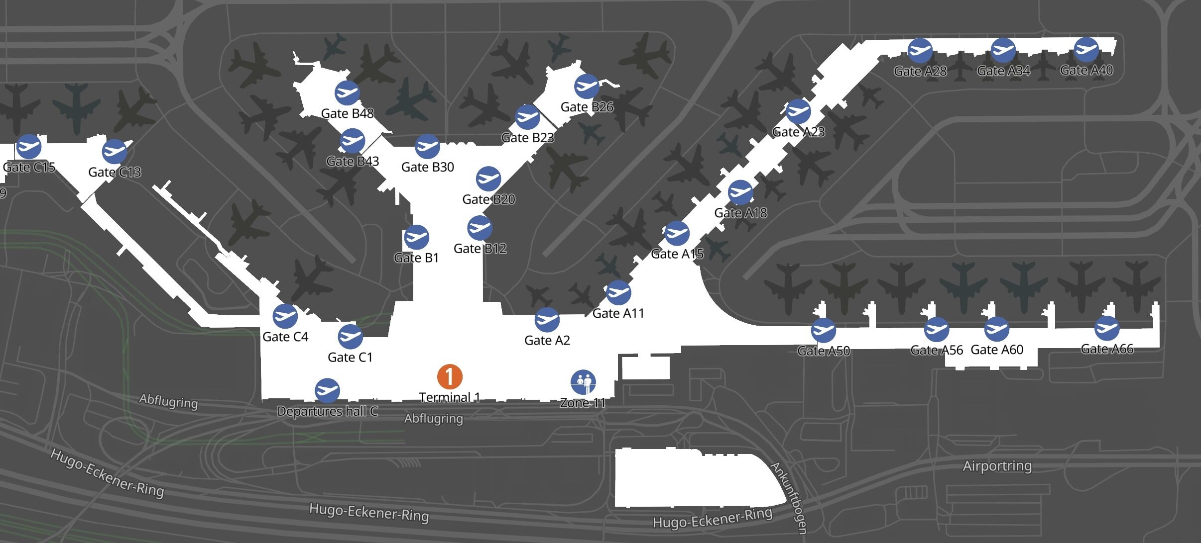 Terminal 1 At Frankfurt Airport [FRA]