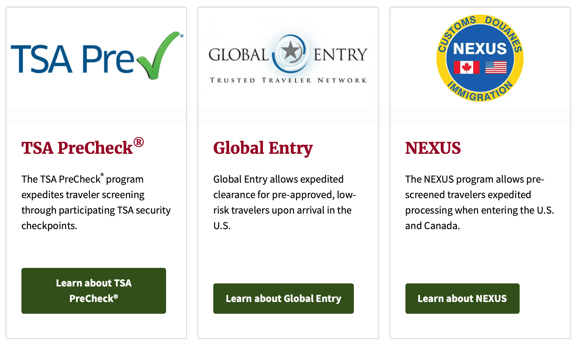 There Are Multiple Airport Security Programs